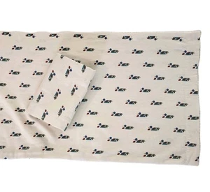 2 Lady Pepperell Duck Pillowcases KING Hunter Decoy WestPoint Stevens Flannel - Picture 1 of 6
