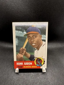 1991 Topps Archives 1953 Reprint HANK AARON - Picture 1 of 2