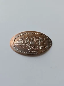 WDW Disney MK Big Thunder Mountain Tren Atracción Prensado Penny A. - Imagen 1 de 2