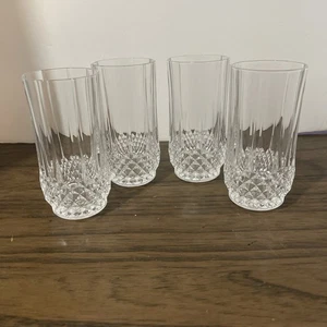 Lot de 4 verres haute boule Cristal D'Arques Durand Longchamp cristal plomb 5" - Photo 1/1