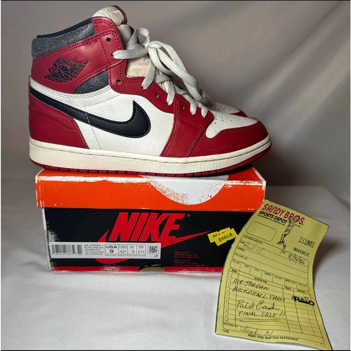 Jordan 1 Retro OG High Chicago for Sale | Authenticity Guaranteed