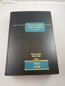 United States Code Service Lawyers Edition Title 7 Agriculture Farms Laws Plants - Bild 1 von 7