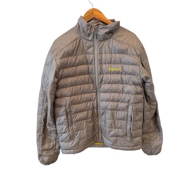 Marmot 700 Fill Lightweight Puffer Jacket Men's Gray Style A93340 - Image 1 of 4
