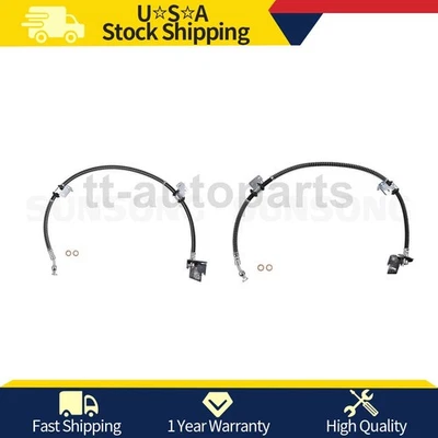 Línea de manguera de freno delantero Sunsong 2 piezas para Land Rover Range Rover 1996 1997 1998 1999 Foto 1 de 4