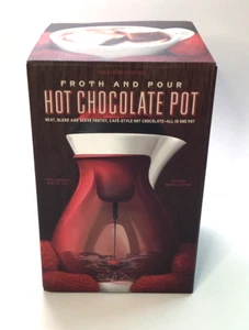 WILLIAMS-SONOMA - HEISSE SCHOKOLADENTOPF IM CAFE-STIL - SCHAUM UND GIESSEN - Bild 1 von 4