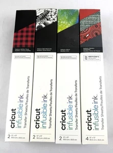 Vier Schachteln Cricut Infusible Ink Transfer Sheets (3-2 Blatt, 1-4 Blatt) 12x12 - Bild 1 von 8