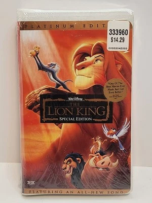 The Lion King Special Edition Platinum Edition VHS Walt Disney Movie Sealed - Image 1 of 3