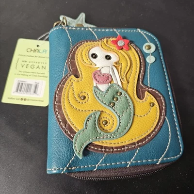 Cartera Muñequera Chala Sirena Cremallera Alrededor Foto 1 de 2