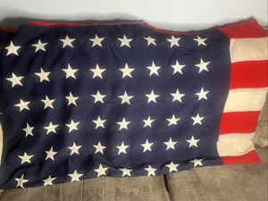 VTG 1912 – 1959 48 Star US American Flag Huge 10x6' Baldwin Regalia Co. All Wool - Picture 1 of 12