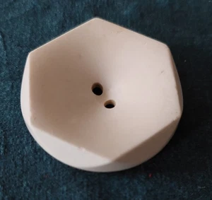 Alter Galalith Knopf weiß 33 mm - Bild 1 von 3