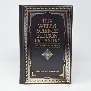 HG Wells Science Fiction Treasury 6 Complete Novels Complete Unabridged 1979 HC - Picture 1 of 12