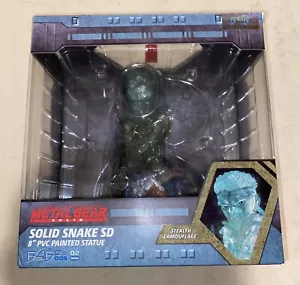 Metal Gear Solid Solid Snake SD 8" First 4 Figures Stealth Camouflage PVC Statue - Picture 1 of 5