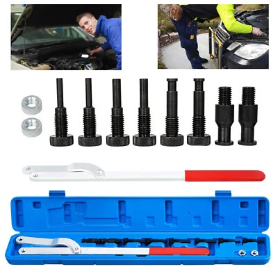 AUFUN Profi Nockenwellenrad Gegenhalteschlüssel Schlüssel Gegenhalter Kurbelwellenrad