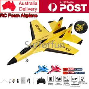 RC Airplane Remote Control Foam Plane SU-35 Model Aircraft Toy 2.4Ghz Kids Gift - Picture 1 of 23