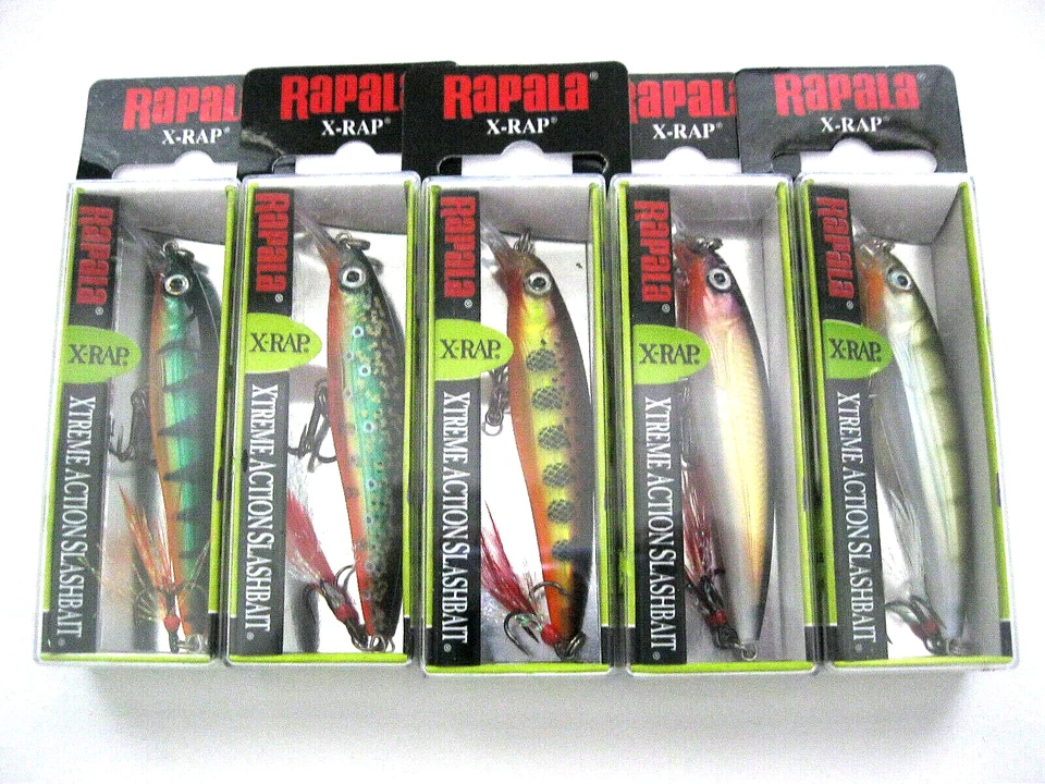 Rapala X-Rap Xtreme Action Slashbait XR-6 Fishing Lures 5 Colors