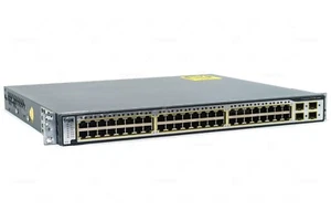 WS-C3750G-48TS-S CISCO CATALYST 3750 48 PORT 1GB RJ-45 4 PORT 1GB SFP SWITCH - Picture 1 of 8