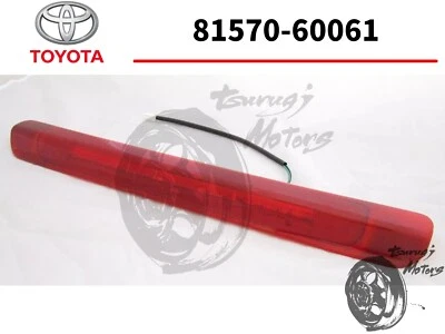 Luz de sinalização de freio Toyota Land Cruiser LX470 3RD genuína fabricante de equipamento original 81570-60061 nova - Imagem 1 de 4