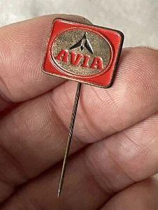 Insignia publicitaria vintage de combustible/gasolina holandesa AVIA esmaltada de los años 60 #344 - Imagen 1 de 5