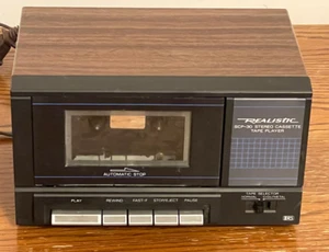 Realistic Scp-30 Stereo Cassette Tape Player - Picture 1 of 5