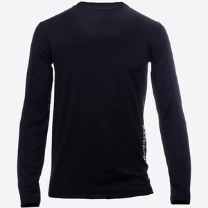 Caterpillar Mens Coolmax Long Sleeve Moisture-Wicking Tee Black - Picture 1 of 5