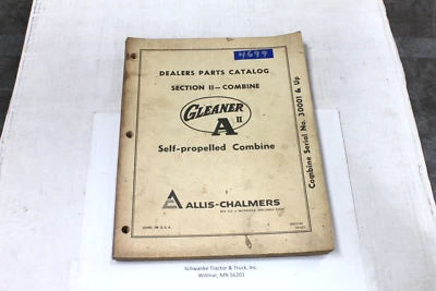Dealers parts catalog for Gleaner A combine s/n30001 & later - Image 1 of 4