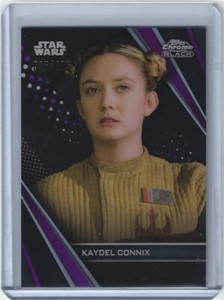 2023 Topps Star Wars Chrome Black - KAYDEL CONNIX #71 - Purple REFRACTOR 045/125