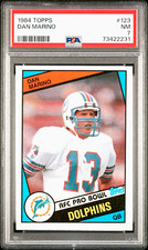 ****1984 TOPPS FOOTBALL DAN MARINO ROOKIE CARD PSA 7 NM****