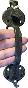 8 1/2 "Vintage Thumb Latch, Gate Latch Handle Wrought Iron - Picture 1 of 8