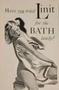 1940 Linit Mask For The Face Bath For The Body Good Housekeeping Vtg Print Ad - Picture 1 of 2