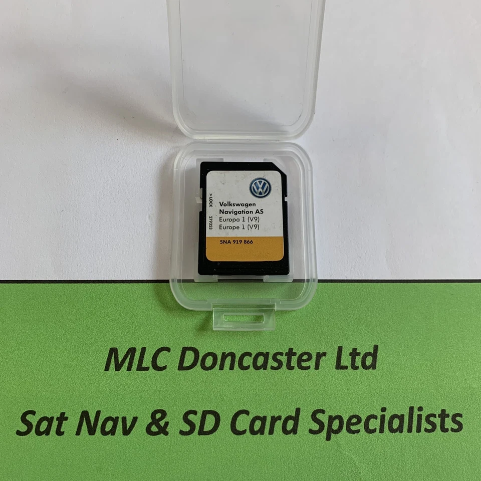 Genuine Volkswagen V9 Satellite Navigation SAT NAV SD Card 5NA 919 866 - Image 1 of 1