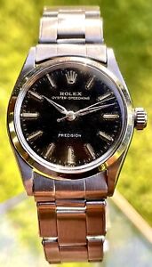 Rolex Oyster SpeedKing 1958 Ref 6420 Papers, Hang Tag & Box Vintage Watch 30mm
