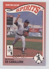 1990 Sportsprint Holly Farms Winston-Salem Spirits Ed Caballero #18