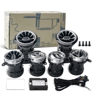 64 Colors Front Air Vent For Mercedes-Benz W213 E-class Ambient Light Outlet 6X - Foto 1 di 12