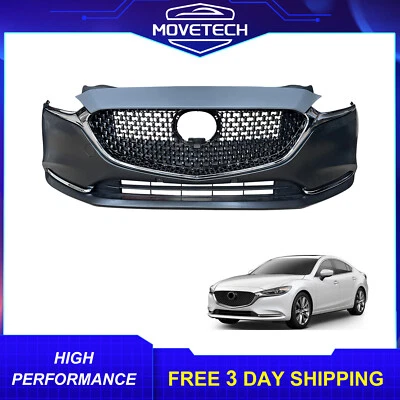 Front Bumper Cover Kit For 2018-2021 MZ6 Mazda 6 W/O Parking Sensor Holes - Image 1 of 2