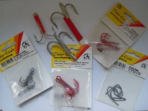 Haken, Circlehaken, Drillinge, Barbarandrillig- verschiedene- Dieter Eisele-VMC - Picture 1 of 7