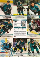 2003-04 ITG In The Game Action San Jose Sharks Complete Team Set (20)