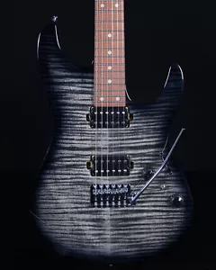 Ibanez AZ24S1F Flame Top Electric, Transparent Black Sunburst - Picture 1 of 10