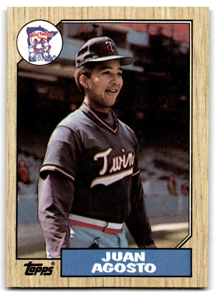 1987 Topps Juan Agosto a Minnesota Twins #277 - Image 1 of 2