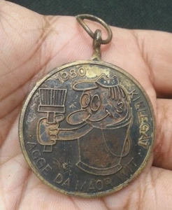 1980 NETHERLANDS BREDASE CARNIVAL KIELEGAT MEDAL 12.69 GRAMS - Picture 1 of 2