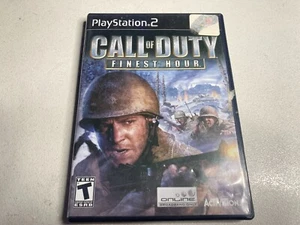 Call of Duty Finest Hour Sony PlayStation 2 PS2 2004 Complete Tested FPS Shooter - Picture 1 of 6