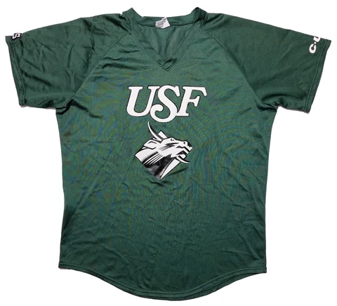 Vintage SPEEDLINE South Florida USF Bulls Soccer Jersey Green Large L Cover