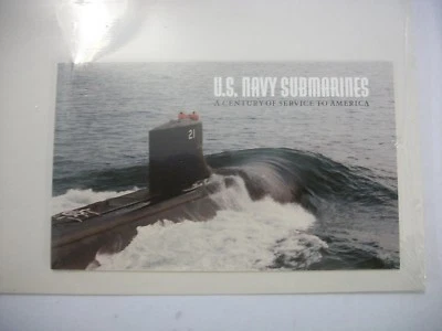 NAVY SUBMARINE PRESTIGE BOOKLET 2 PANES USPS # 660200 SEALED 3373-77 .22C-$3.20 - Image 1 of 2