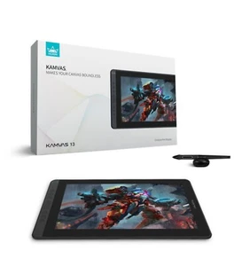 Huion Kamvas 13 Graphics Drawing Pen Tablet - Black (GS1331) - Picture 1 of 12