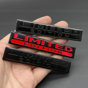 2pcs Metal Limited Edition 3D Car Body Badge Sticker Trunk Fender Emblem Decals - Bild 1 von 10