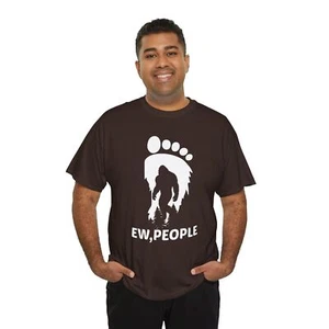 "EEW, PEOPLE" Bigfoot Humor T-Shirt, Unisex Baumwollshirt, Geschenk für Sasquatch Liebhaber, - Bild 1 von 25