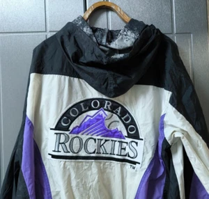 Colorado Rockies Men’s Sz L MLB Genuine Merchandise By Turbo Sportswear Jacket - Picture 1 of 24