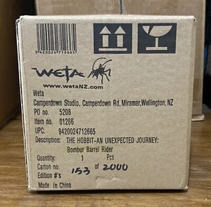 Weta Bombur Barrel Rider LOTR Hobbit DOS Miniature NEW - Picture 1 of 9