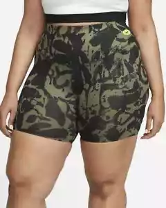 NIKE Women's One Luxe Icon Clash Mid-Rise Training Bike Shorts NWT Size: PLUS 3X - Picture 1 of 9