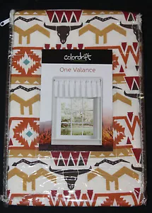 Colordrift Ranchero Fenster Volant 60x14 rost orange braun neu im Karton - Bild 1 von 8