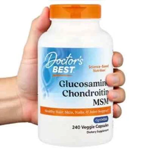 Doctor's Best, Glucosamine Chondroitin MSM with OptiMSM, 240 Veggie Capsules - Picture 1 of 2